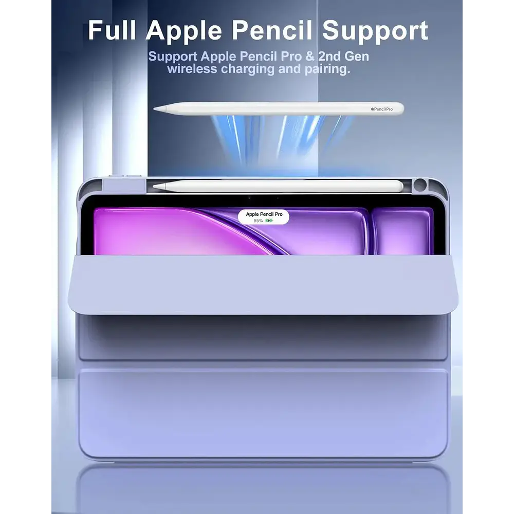 Funda Case Para Ipad Air 11 M4 Chip (2026) A3459 A3460 A3463 Lavanda 2