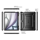Case Supcase 360° Para Ipad Air 11 M4 Chip (2026) A3459 A3460 A3463 Negro 7