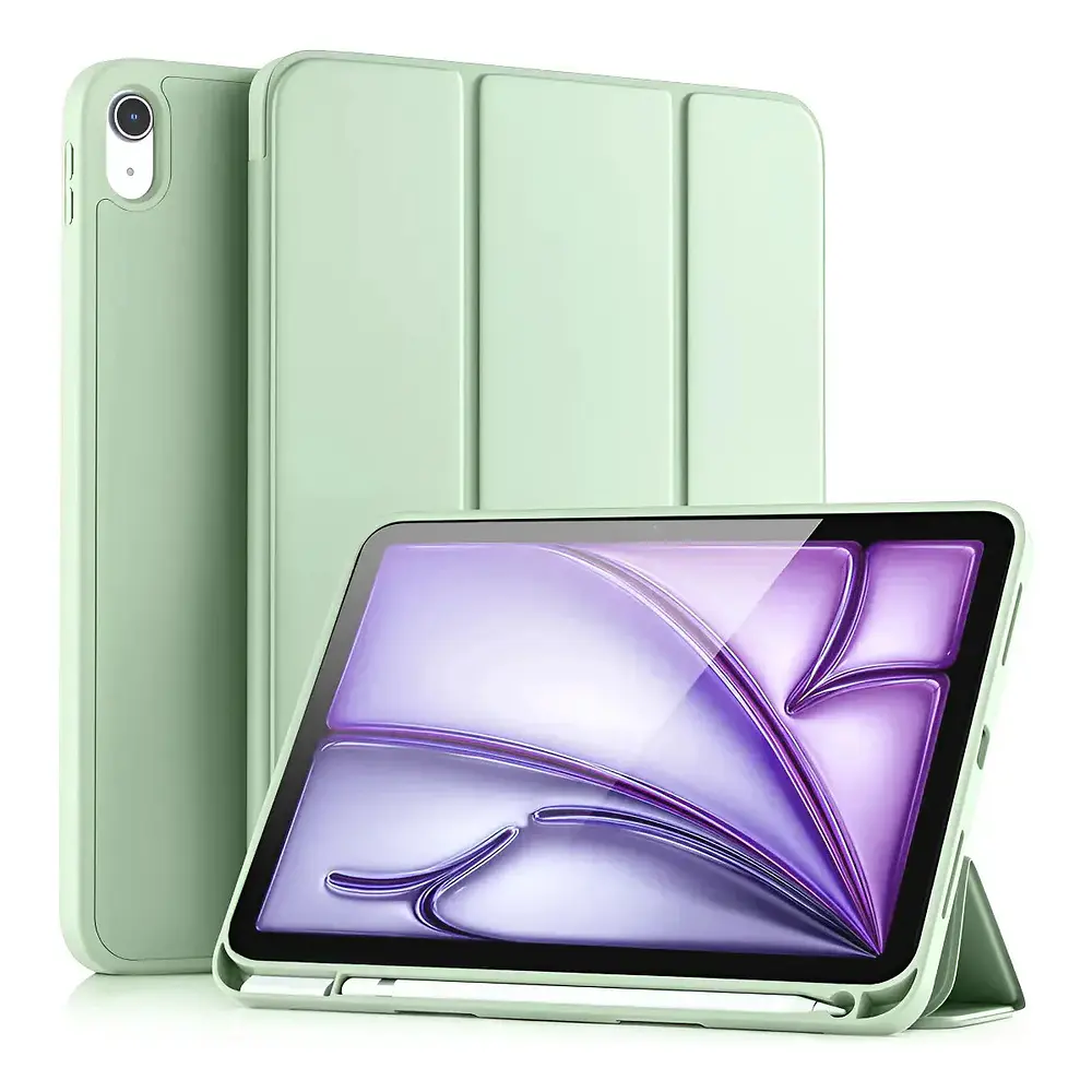 Funda Smart Case Para Ipad Air 11 M4 Chip (2026) A3459 A3460 A3463 Menta 1