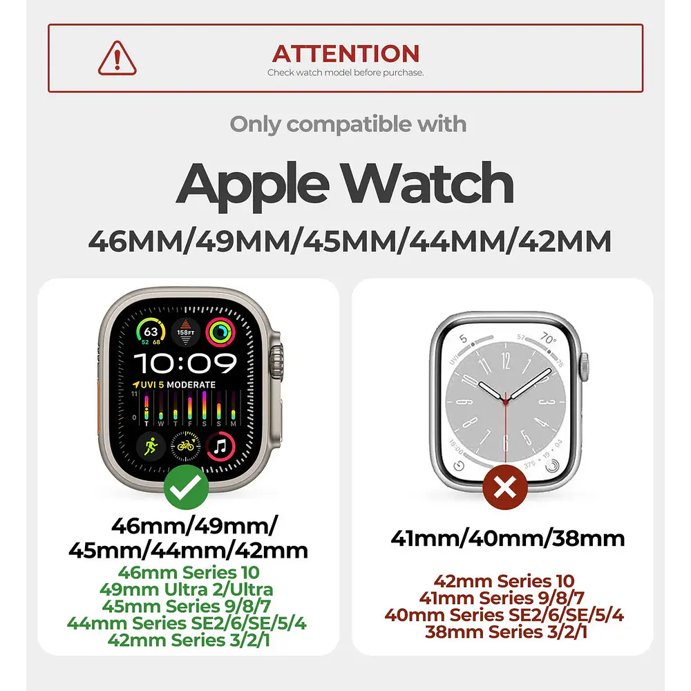 Dexnor Correa De Acero/tpu Para Apple Watch 4 5 6 44mm 6