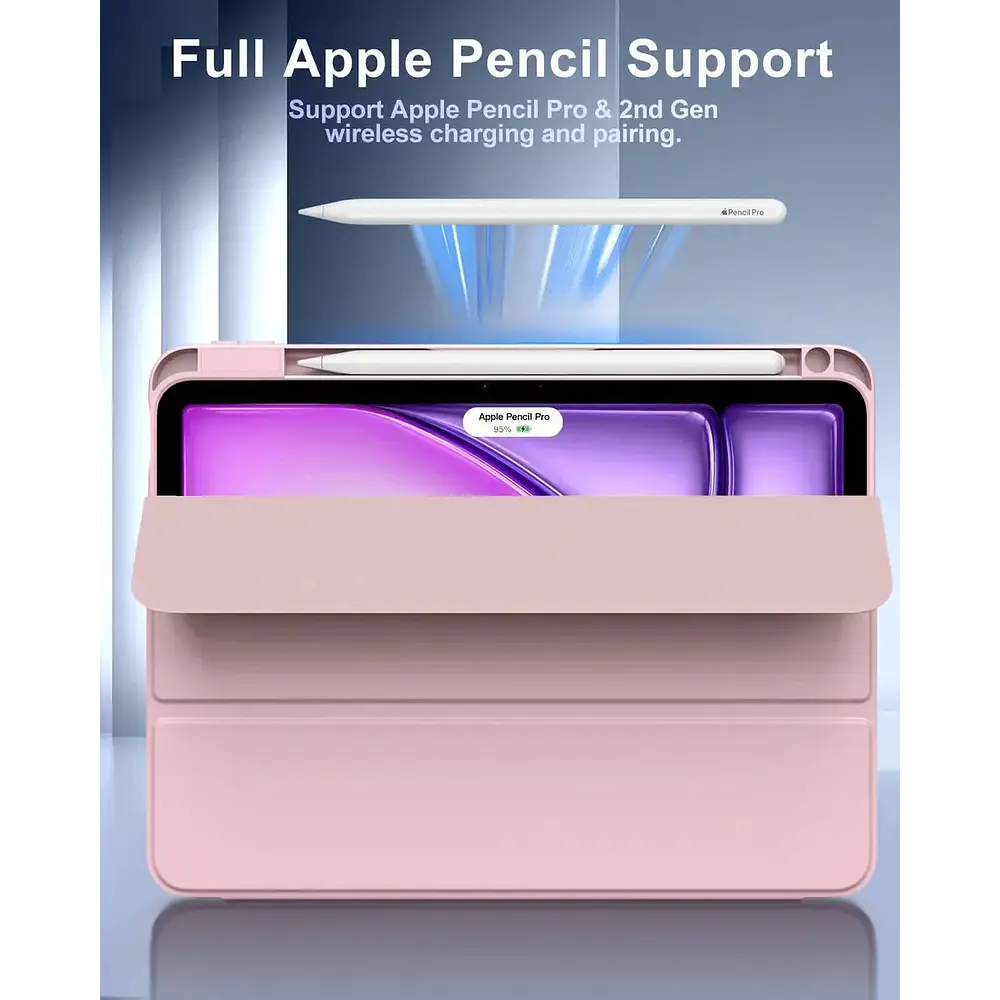 Funda Case Para Ipad Air 11 M4 Chip (2026) A3459 A3460 A3463 Rosa 6