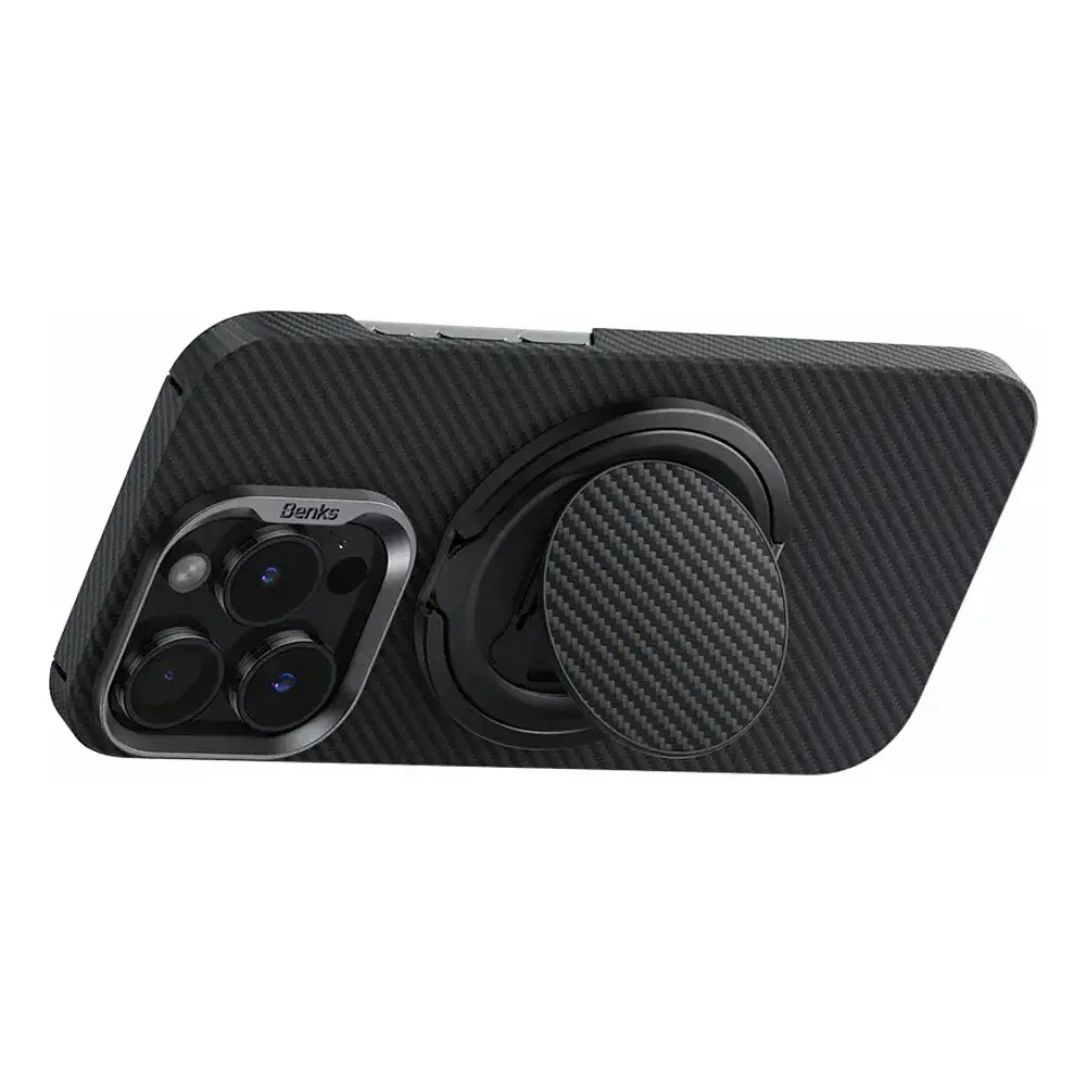 Holder Parante Benks Kevlar (mag) Para iPhone 12 Pro Max 6.7 / iPhone 12 Pro 6.1 / iPhone 12 Normal 6.1 / iPhone 12 Mini 5.4 5