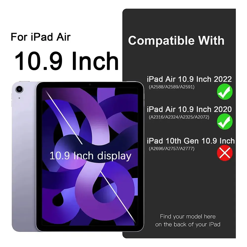 Funda Smart Case Para Ipad Air 11 M4 Chip (2026) A3459 A3460 A3463 Sand 5