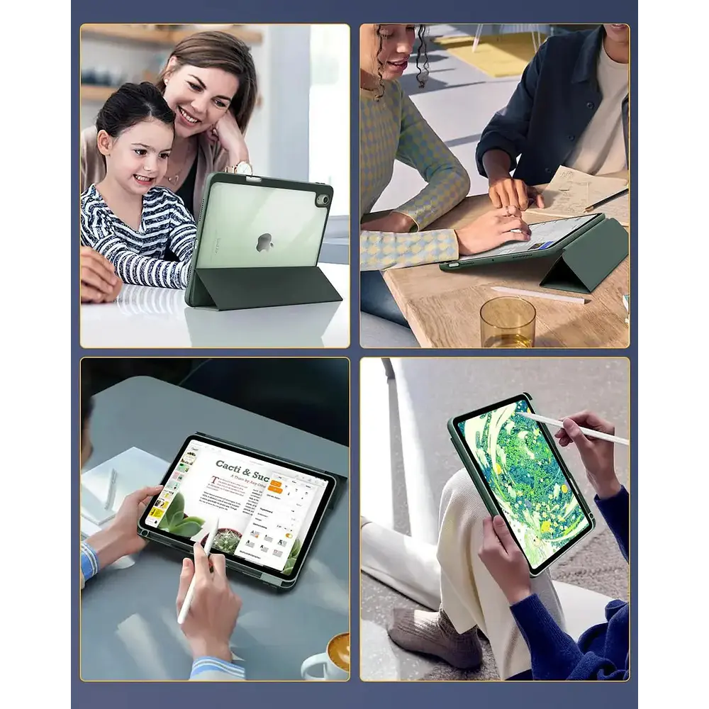 Funda Case Para Ipad Air 11 M4 Chip (2026) A3459 A3460 A3463 Verde 8