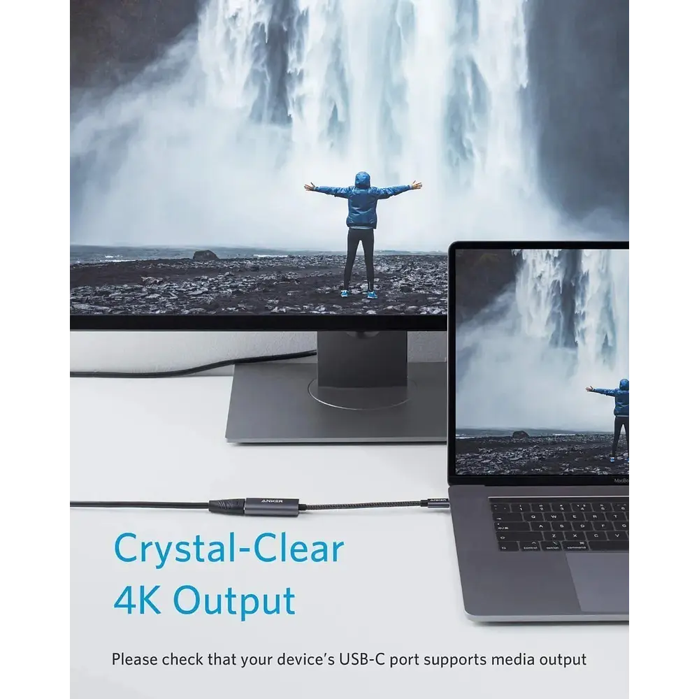 Adaptador Anker Hdmi Usb C Para Galaxy S26 Plus Ultra Edge 6