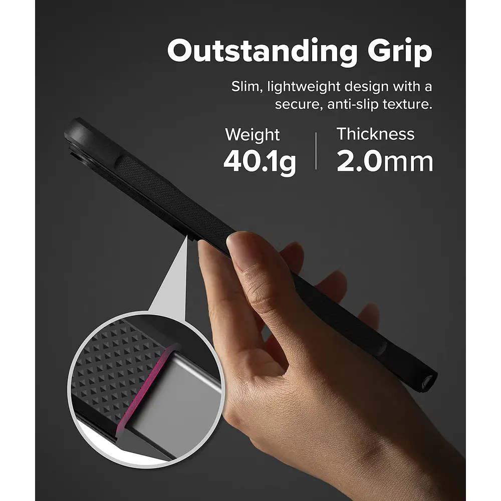 Case Delgado Ringke Onyx (mag) Para Galaxy S26 Ultra Negro 4