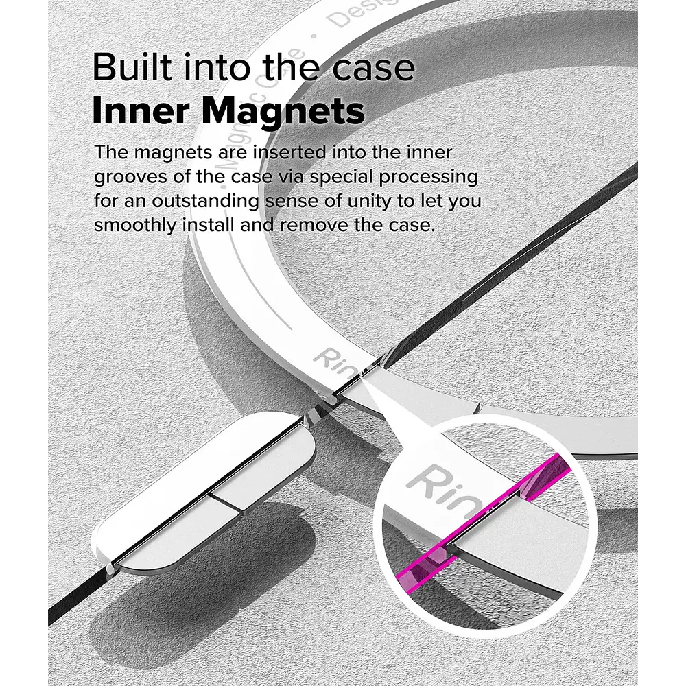 Case Ringke Fusion (mag) Para Galaxy S24 Plus Clear 4