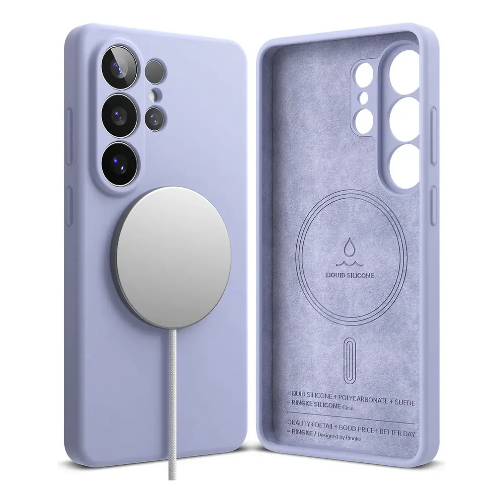 Case Ringke Silicone (mag) Para Galaxy S26 Ultra Lavender 1