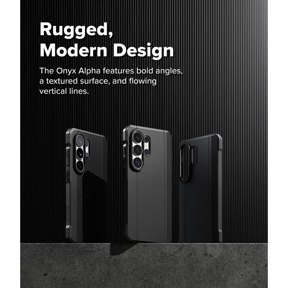 Case Ringke Onyx Alpha (mag) Para Galaxy S26 Ultra Negro 3
