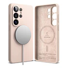 Case Ringke Silicone (mag) Para Galaxy S26 Ultra Pink Sand 1