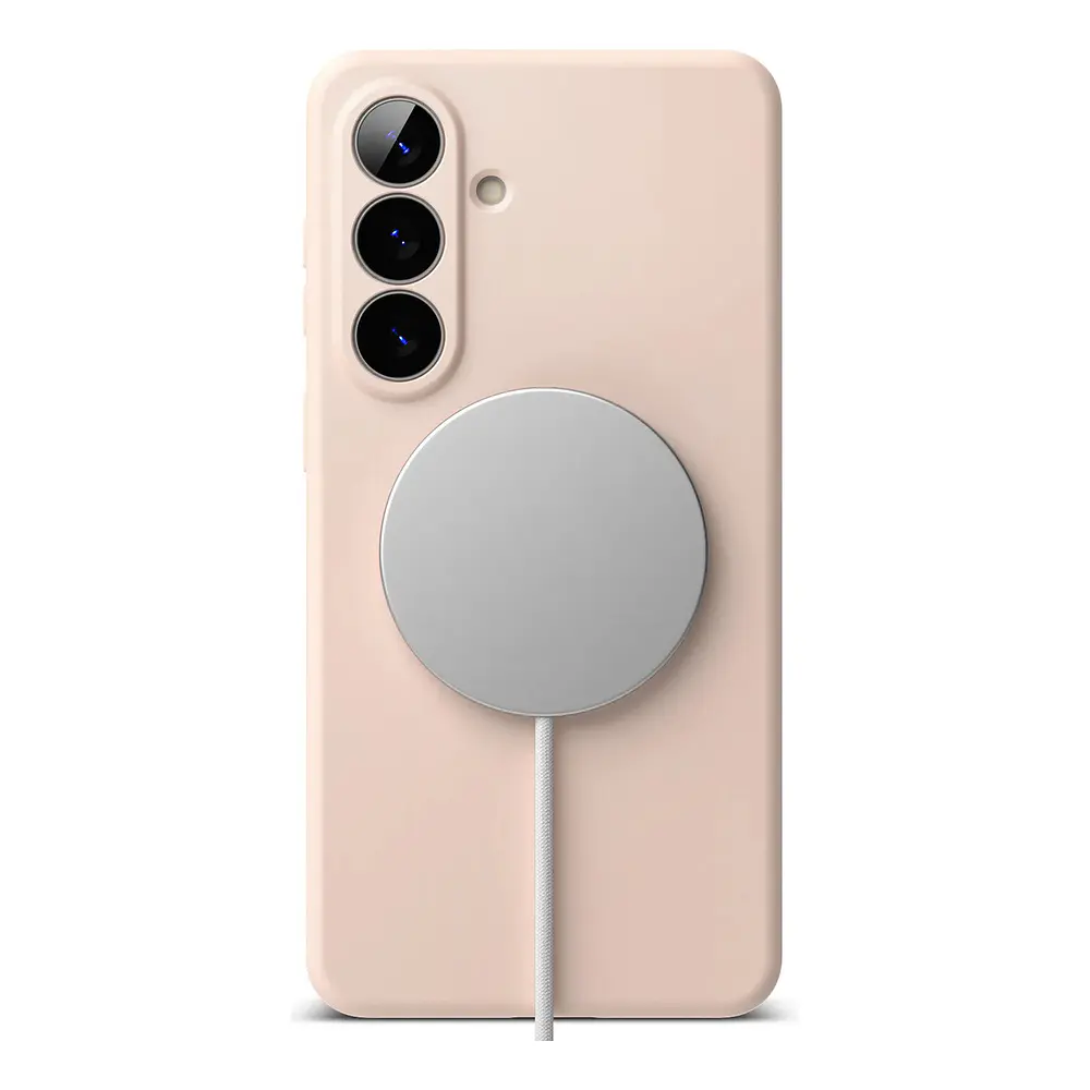 Case Ringke Silicone (mag) Para Galaxy S26 Plus Pink Sand 2