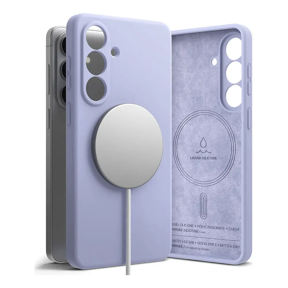 Case Ringke Silicone (mag) Para Galaxy S26 Plus Lavender 3