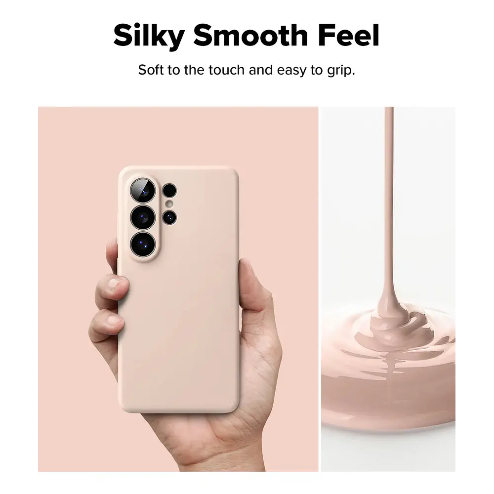 Case Ringke Silicone (mag) Para Galaxy S26 Ultra Pink Sand 2