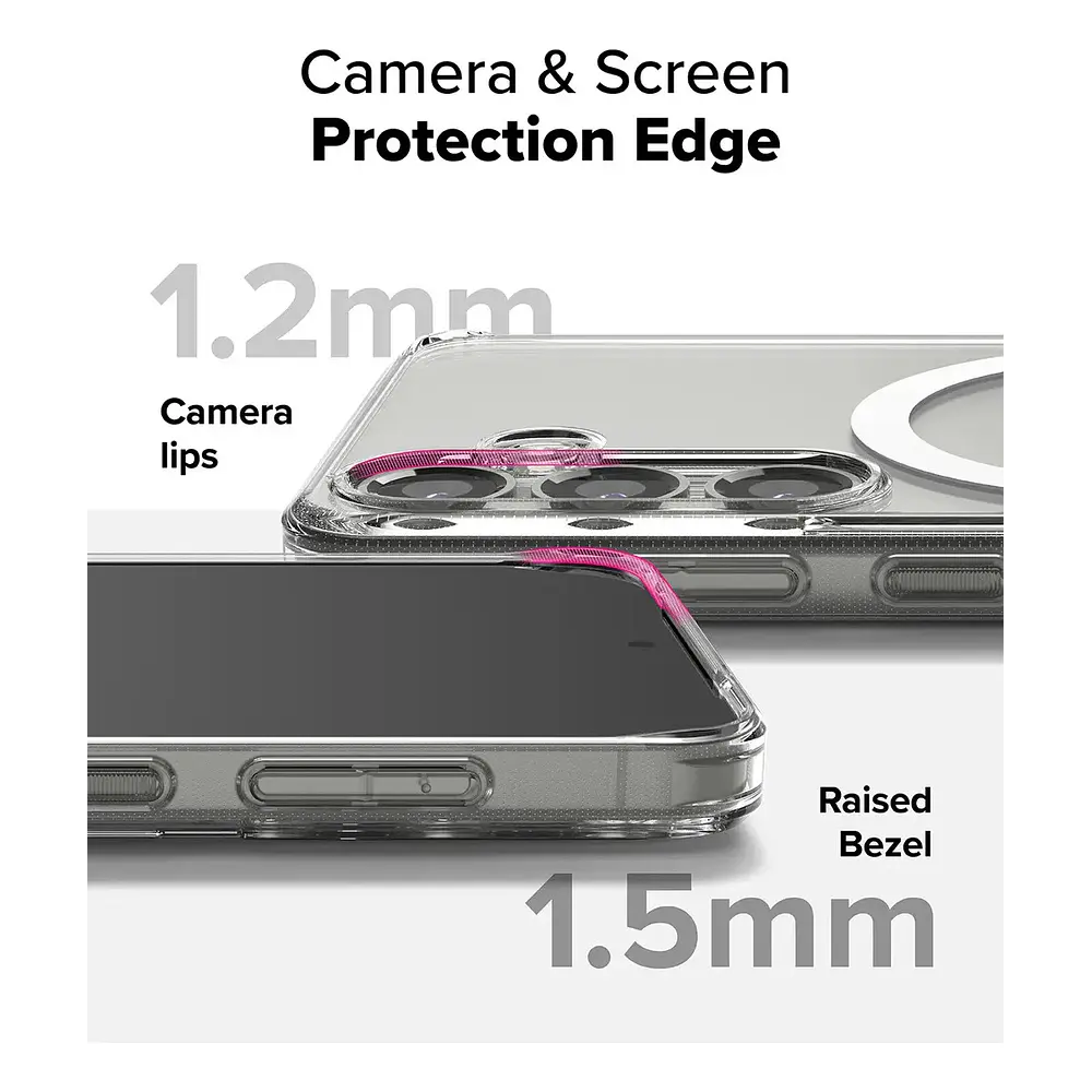 Case Ringke Fusion (mag) Para Galaxy S24 Normal Clear 6