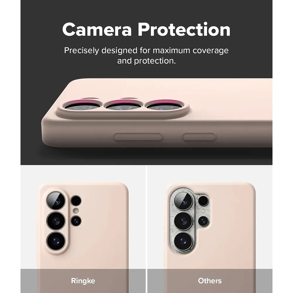 Case Ringke Silicone (mag) Para Galaxy S26 Ultra Pink Sand 4