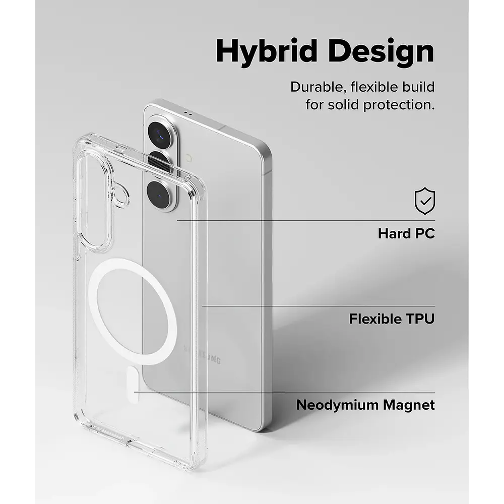 Case Ringke Fusion (mag) Para Galaxy S26 Normal Clear 8