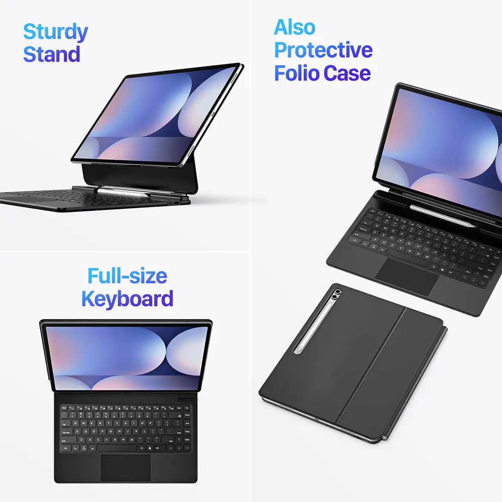 Case Con Teclado Magnético Para Galaxy Tab S11 Ultra X930 (2025) 6