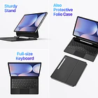 Case Con Teclado Magnético Para Galaxy Tab S11 Ultra X930 (2025) 6