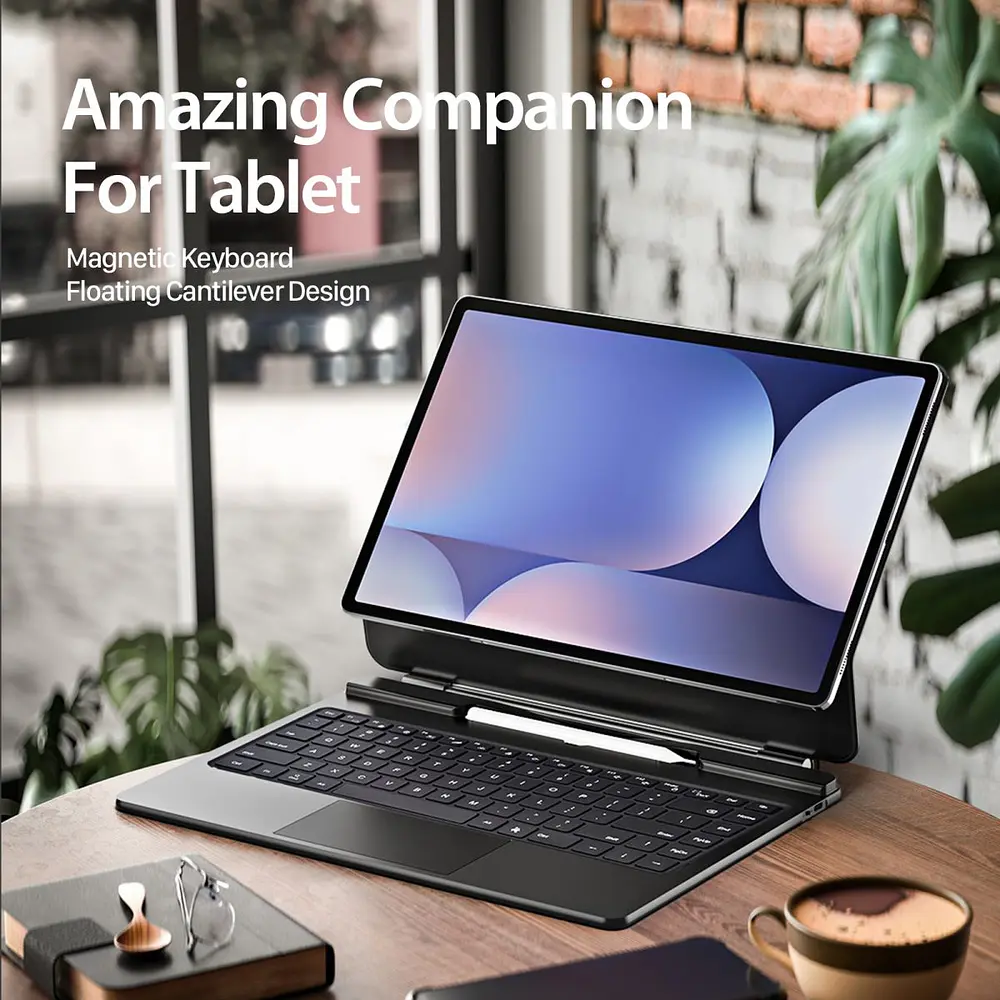 Case Con Teclado Magnético Para Galaxy Tab S11 Ultra X930 (2025) 8