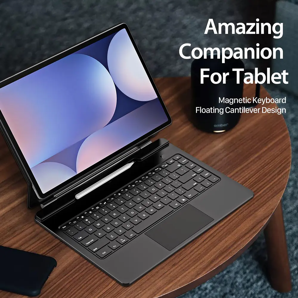 Case Con Teclado Magnético Para Galaxy Tab S11 Ultra X930 (2025) 9