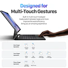 Case Con Teclado Magnético Para Galaxy Tab S11 Ultra X930 (2025) 10