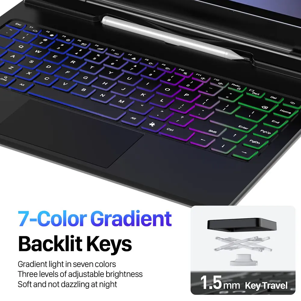 Case Con Teclado Magnético Para Galaxy Tab S11 Ultra X930 (2025) 11