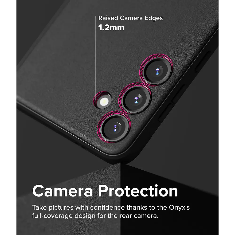 Case Delgado Ringke Onyx Para Galaxy S24 Plus - Mate Black 3