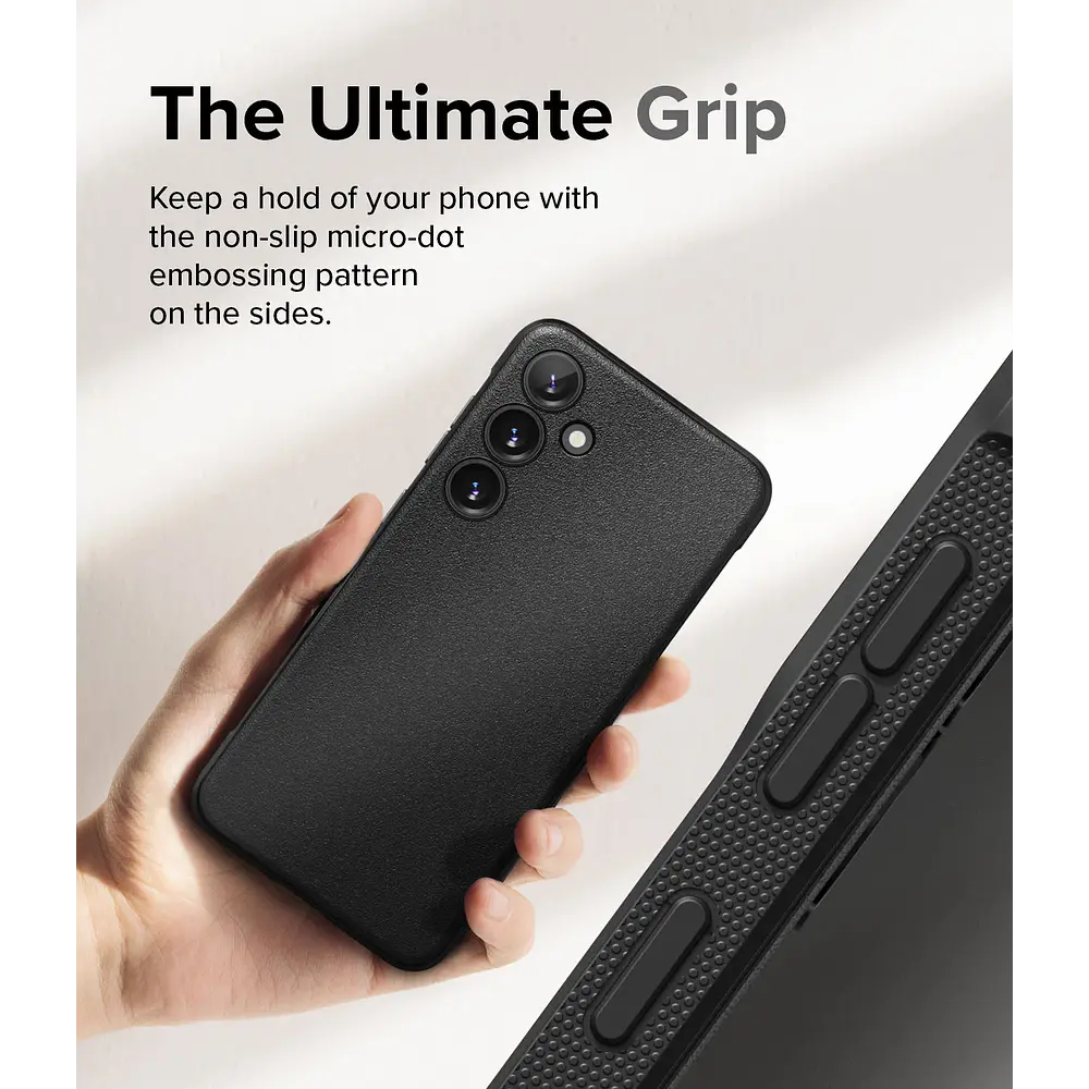 Case Delgado Ringke Onyx Para Galaxy S24 Plus - Mate Black 4