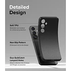 Case Delgado Ringke Onyx Para Galaxy S24 Plus - Mate Black 9