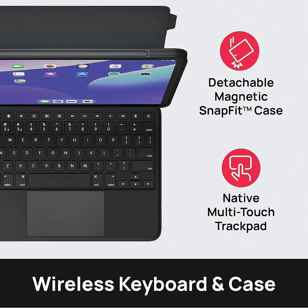 Teclado Brydge Backlit Touch Para iPad Air 11 M3 Chip (2025) A3266 A3267 A3270 2