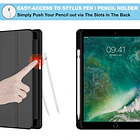 Smart Case Para iPad Pro 10.5 A1701 A1709 / iPad Air 3 10.5 A2123 A2152 Negro (Con Portalápiz) 5