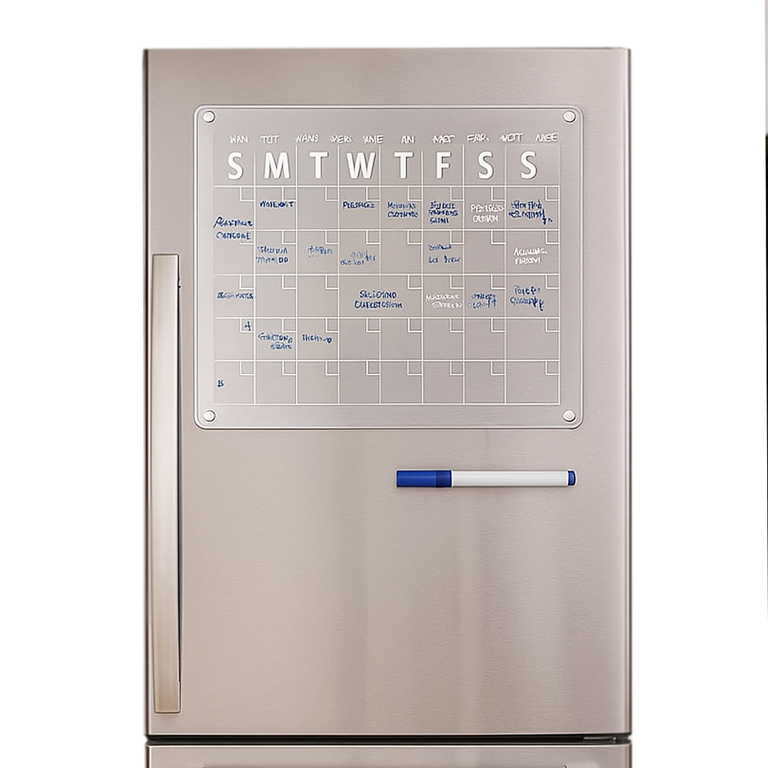 Pizarra Calendario Mensual Magnética Para Refrigerador 1