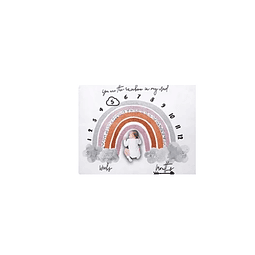 Manta de muselina para fondo de fotografía para crecimiento del bebé