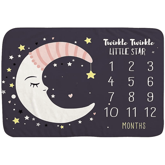 Manta de muselina para fondo de fotografía para crecimiento del bebé