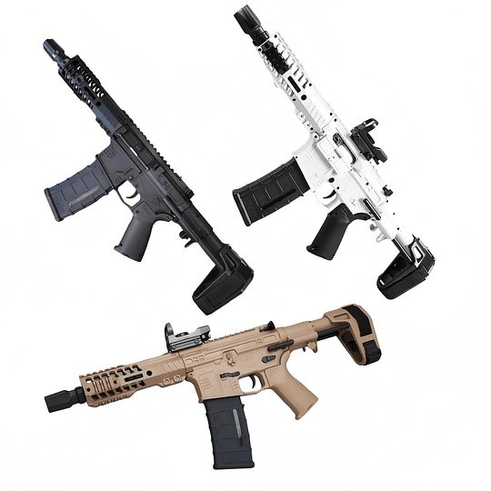 Pistola De Gel Hidrogel SLR Café + 10000 Tiros- COPIAR