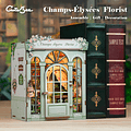  Book Nook Miniatura 3D  Elysee Florist