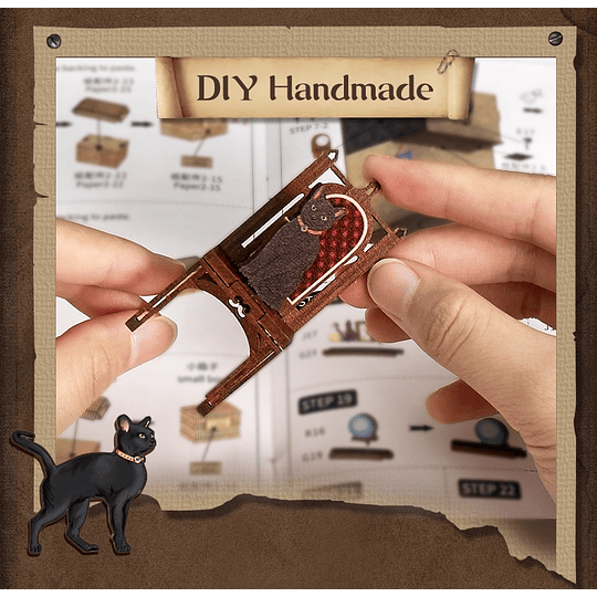  Book Nook Miniatura 3D  Magic Pharmacist