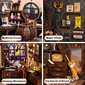  Book Nook Miniatura 3D  Magic Pharmacist