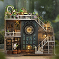 Puzzle Dollhouse Book Nook 3D Magic House