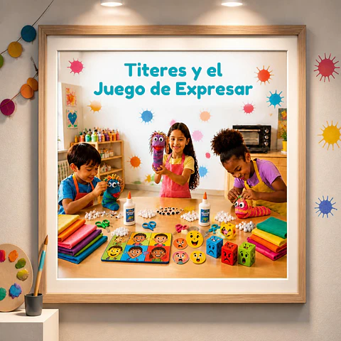 Títeres y el juego de expresar