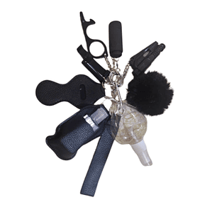 Set de Llaveros de Seguridad – negro✨🔐