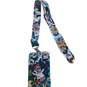 🧪✨ Lanyard Porta Credencial El Laboratorio de Dexter ✨🧬