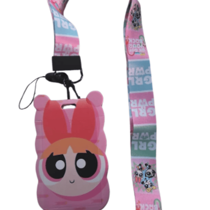 ✨ Lanyard Porta Credencial Bombón – Las Chicas Superpoderosas ✨ 1