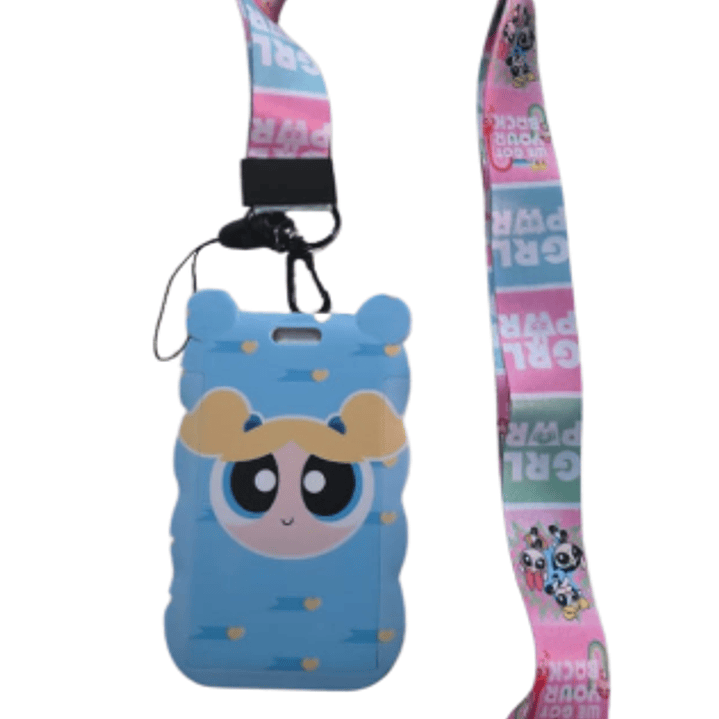 ✨ Lanyard Porta Credencial Burbuja – Las Chicas Superpoderosas ✨ 1