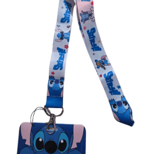 Porta Credencial Stitch carita 💙