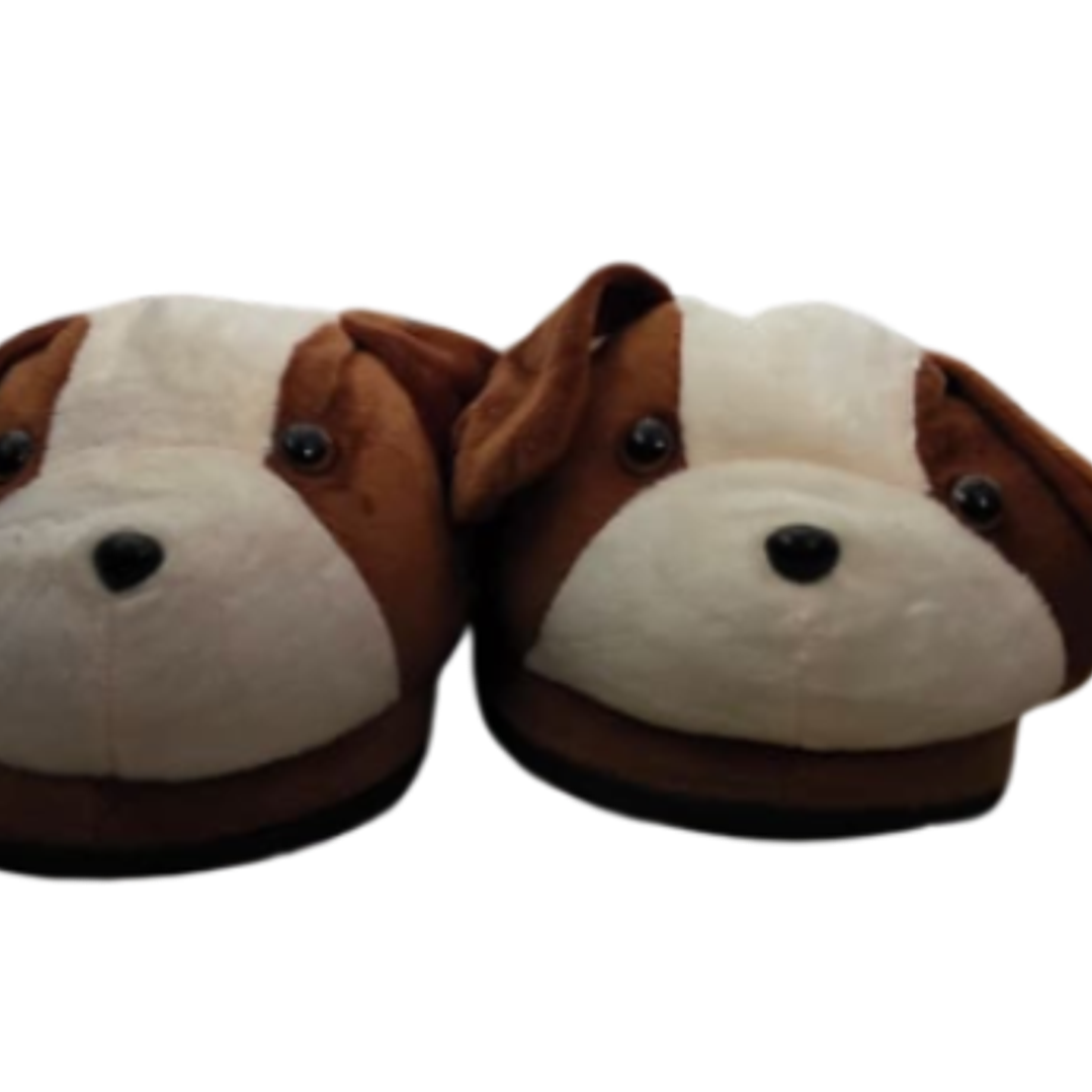 Pantuflas Perrito cafe– Talla estándar 36 a 43 ✨🐾 1
