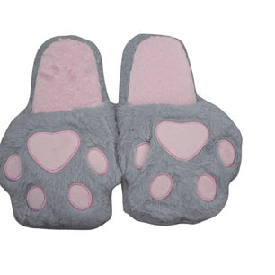 Pantuflas Gatito Gris – Talla estándar 36 a 43 ✨🐾