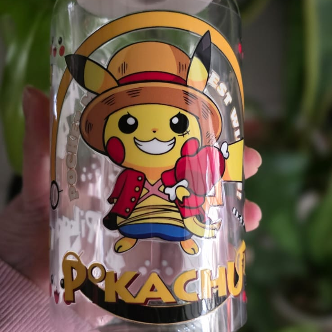 🥤 Vaso Bambú 530 ml – Pokachu One Piece 1
