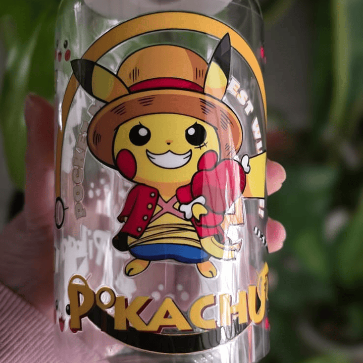 🥤 Vaso Bambú 530 ml – Pokachu One Piece 1