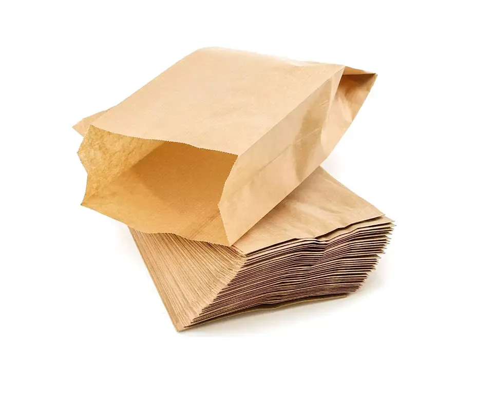 Bolsa Saco de Papel Kraft 5 Kilos - Paquete de 100 Unidades 2